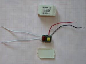 Example of an LED Driver with Constant Voltage, one of the two types of LED drivers