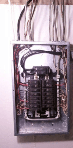 An Electric Sub-Panel, one of the 4 types of electrical panels