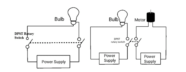 DPST Rotary Switch Circuit